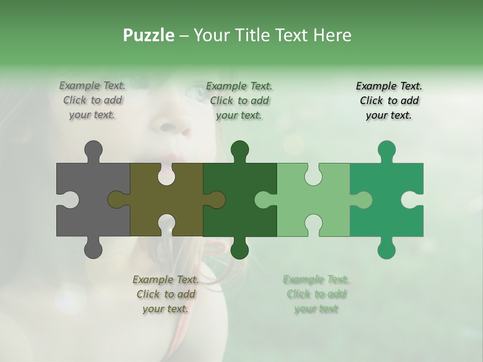 Little Girl PowerPoint Template