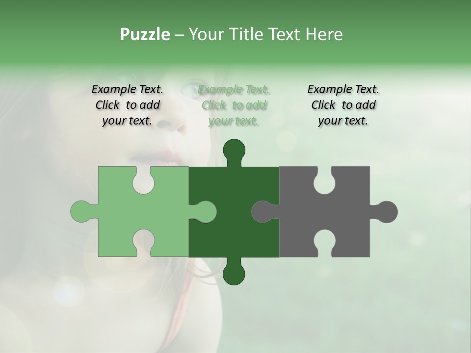 Little Girl PowerPoint Template