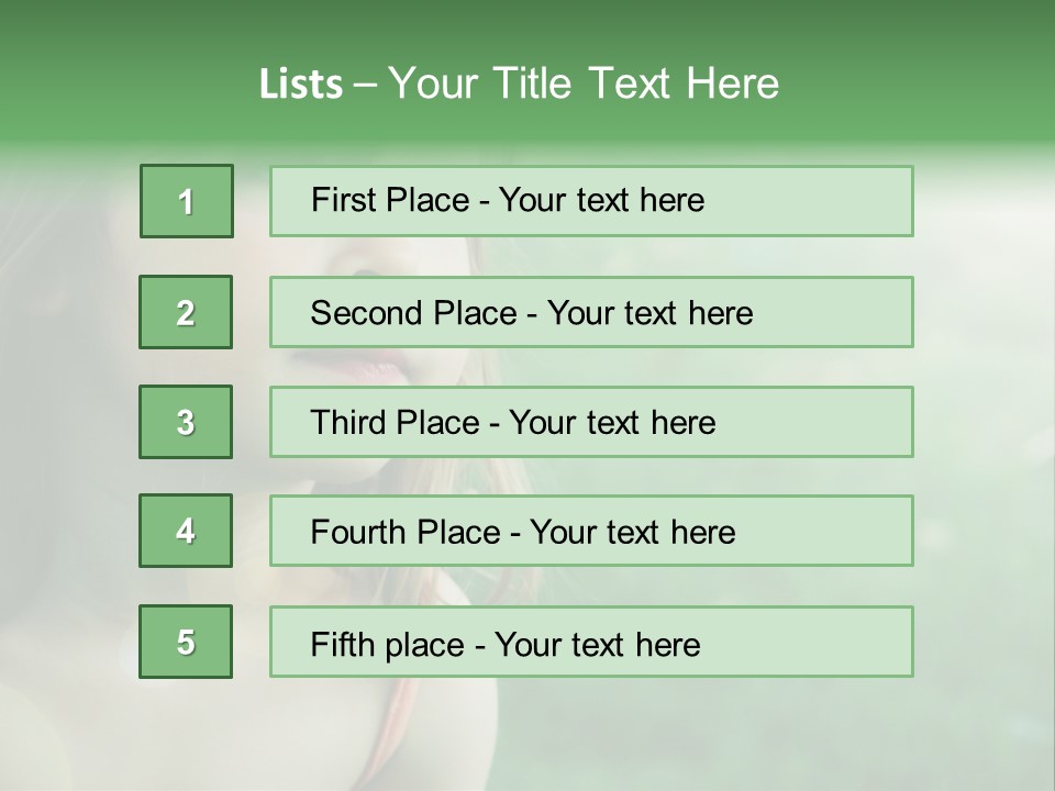 Little Girl PowerPoint Template