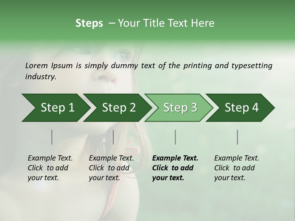 Little Girl PowerPoint Template