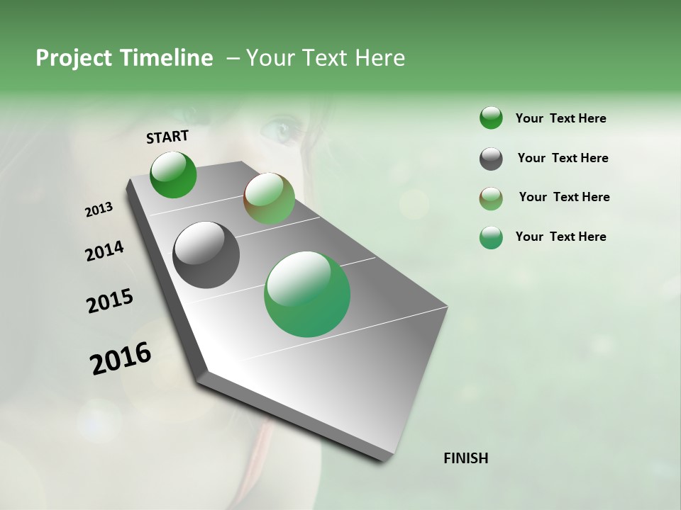 Little Girl PowerPoint Template