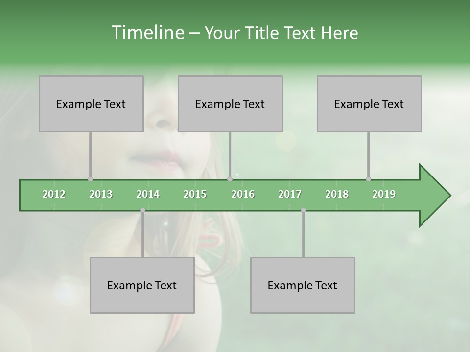 Little Girl PowerPoint Template