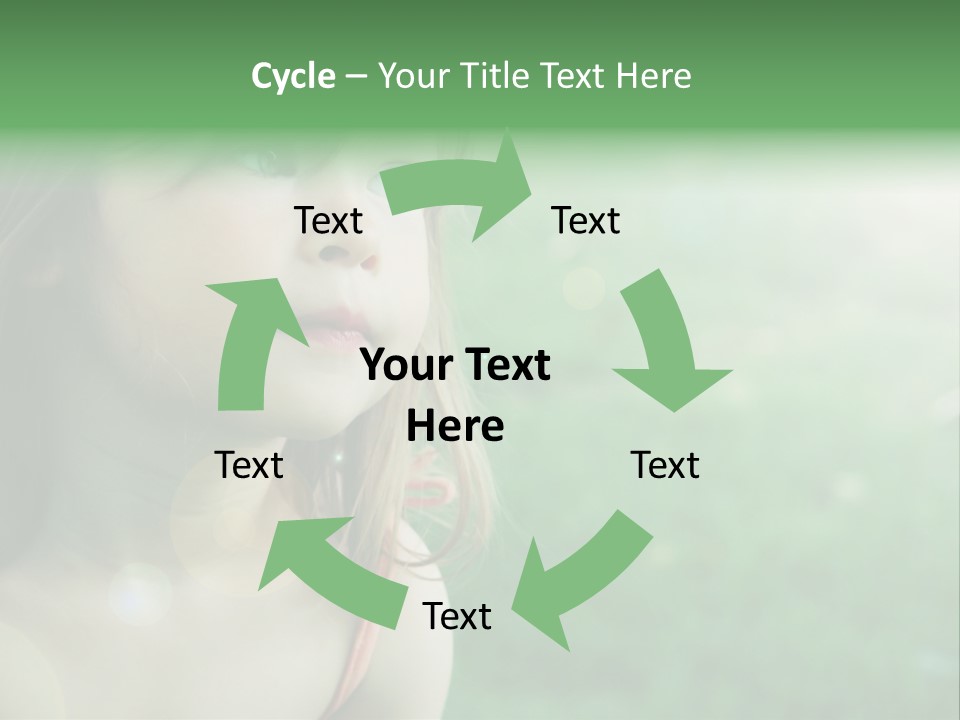 Little Girl PowerPoint Template