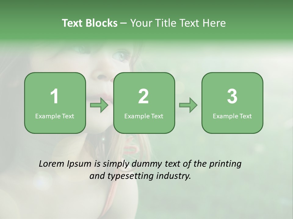 Little Girl PowerPoint Template