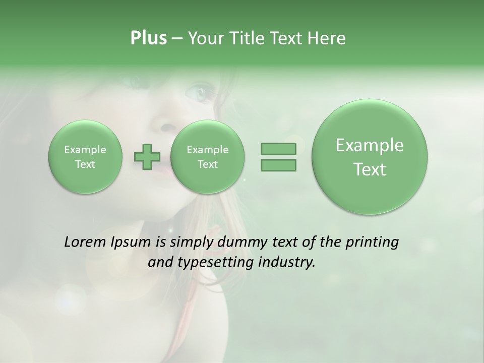 Little Girl PowerPoint Template