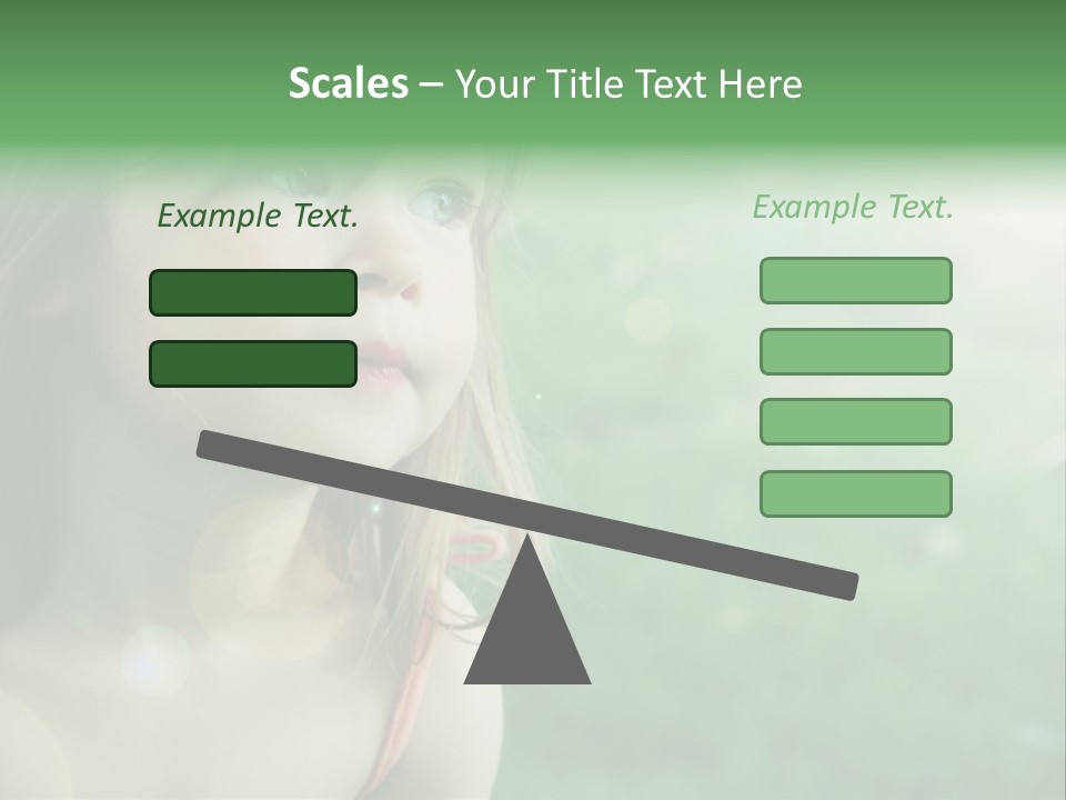 Little Girl PowerPoint Template