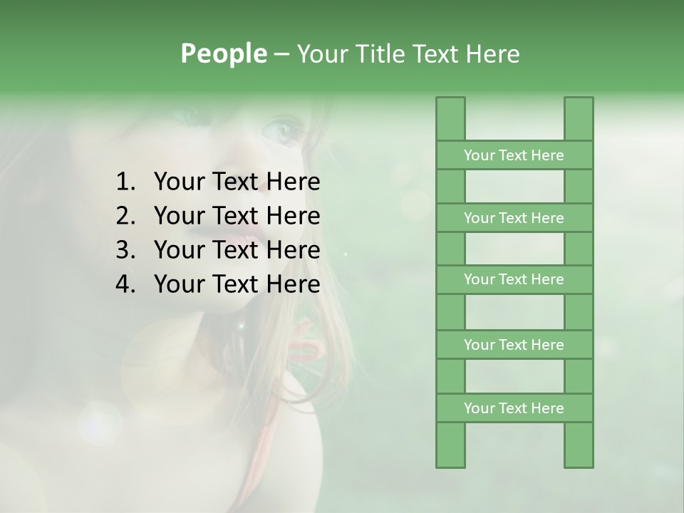 Little Girl PowerPoint Template