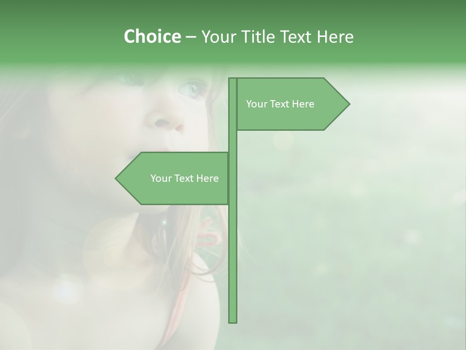 Little Girl PowerPoint Template