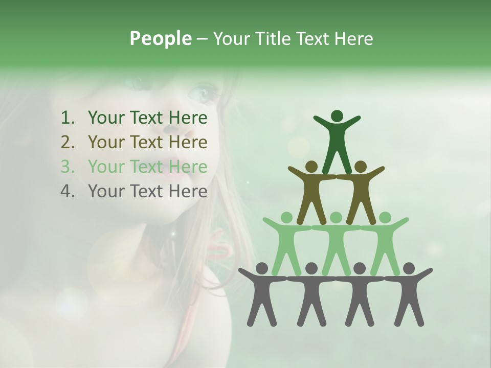 Little Girl PowerPoint Template