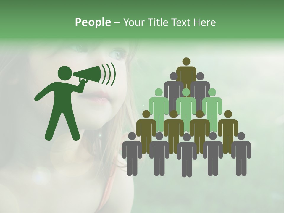 Little Girl PowerPoint Template