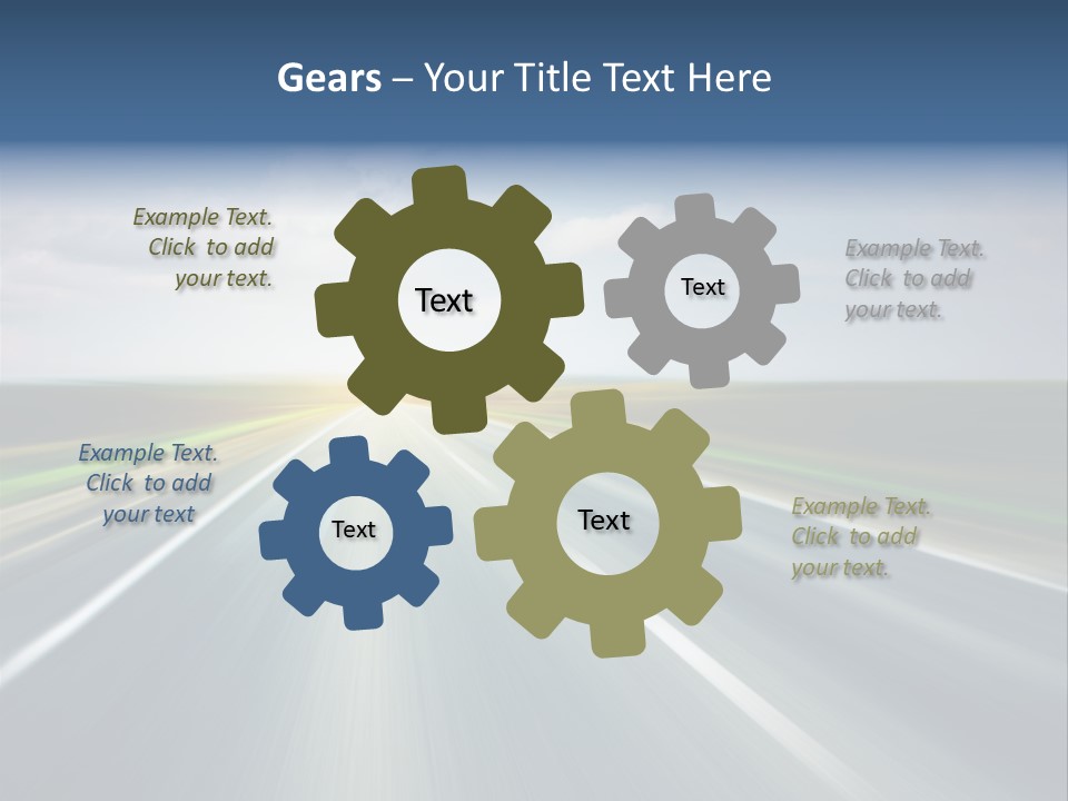 Race Road Trip PowerPoint Template