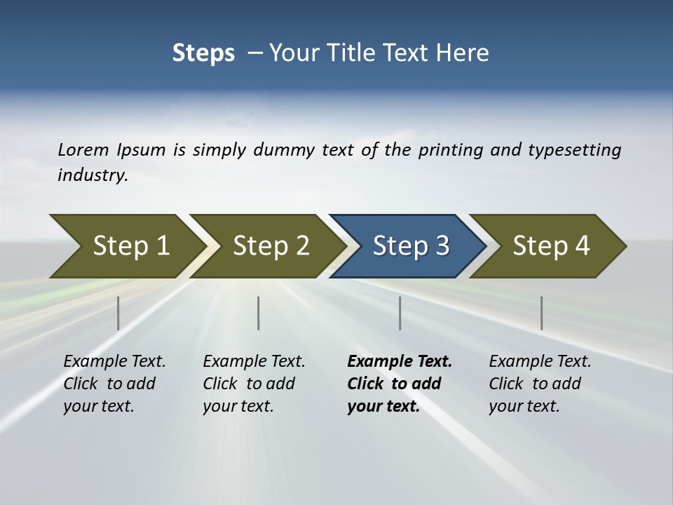 Race Road Trip PowerPoint Template