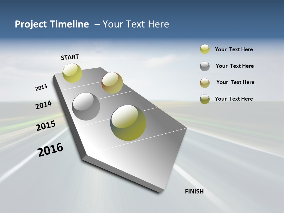 Race Road Trip PowerPoint Template