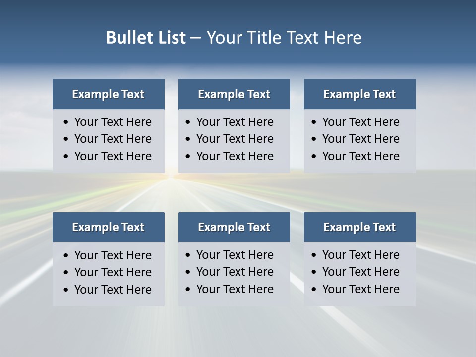 Race Road Trip PowerPoint Template