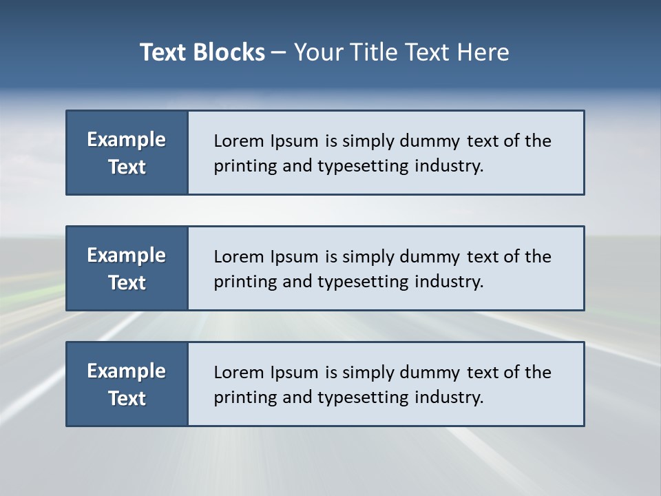 Race Road Trip PowerPoint Template