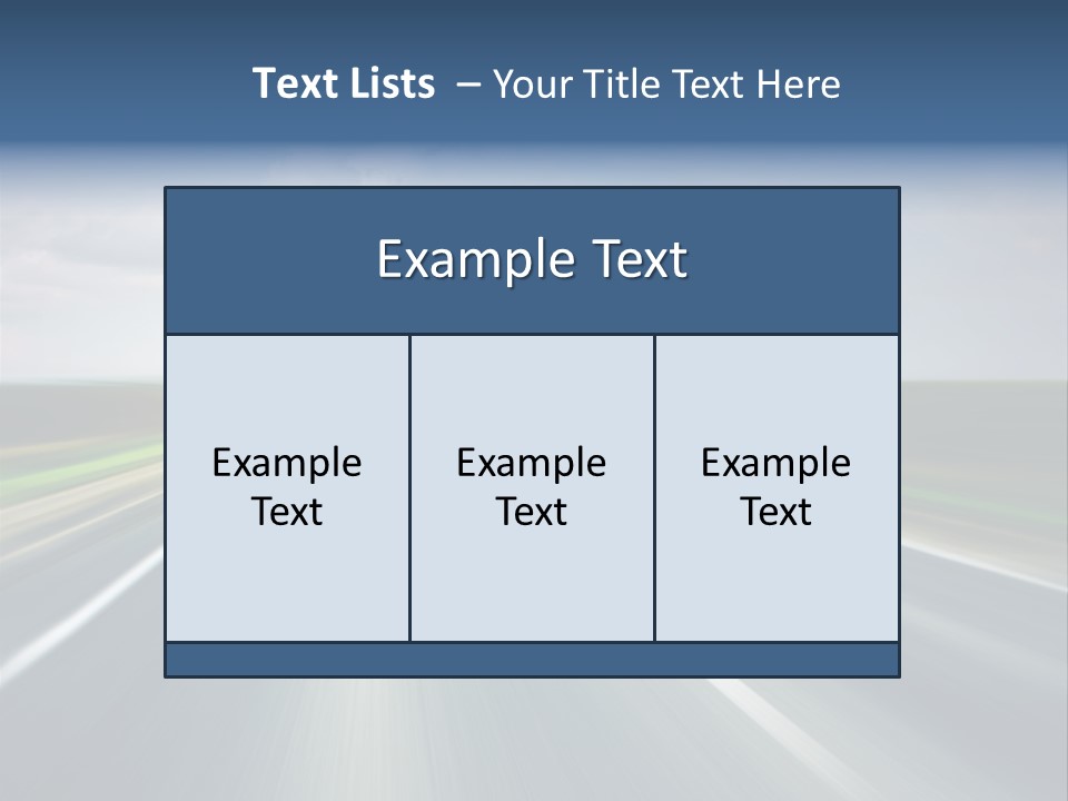 Race Road Trip PowerPoint Template