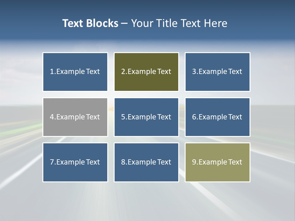 Race Road Trip PowerPoint Template