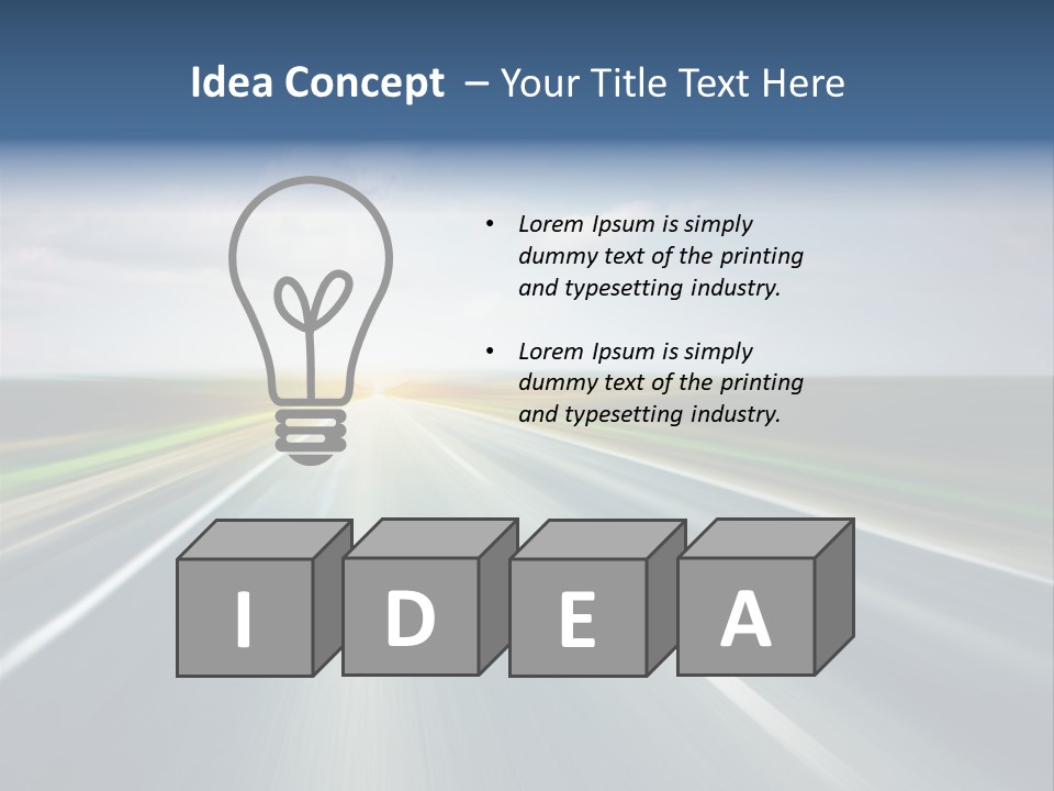 Race Road Trip PowerPoint Template