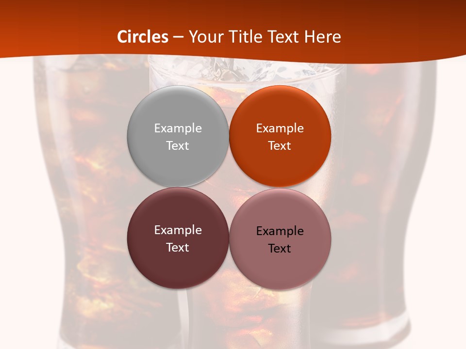 Soda White Cup PowerPoint Template