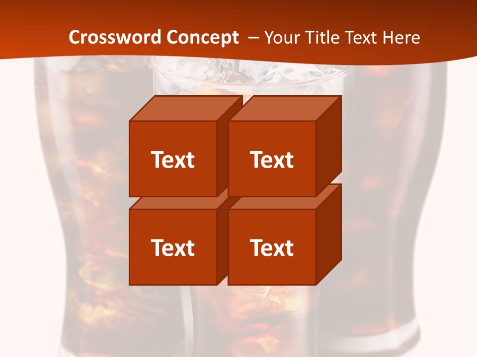 Soda White Cup PowerPoint Template