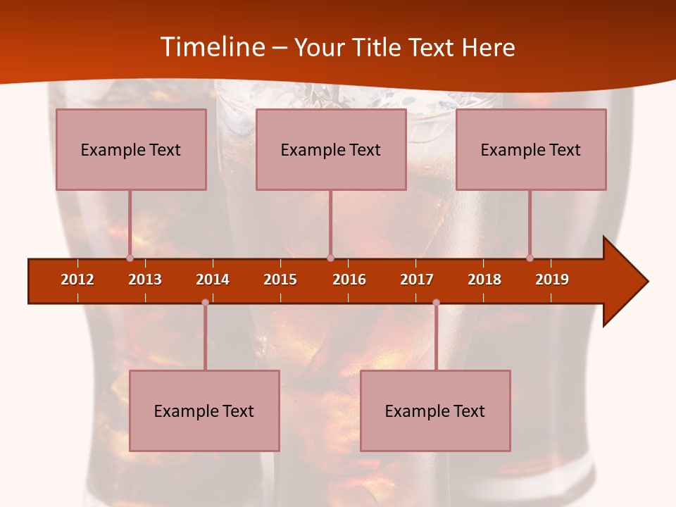 Soda White Cup PowerPoint Template