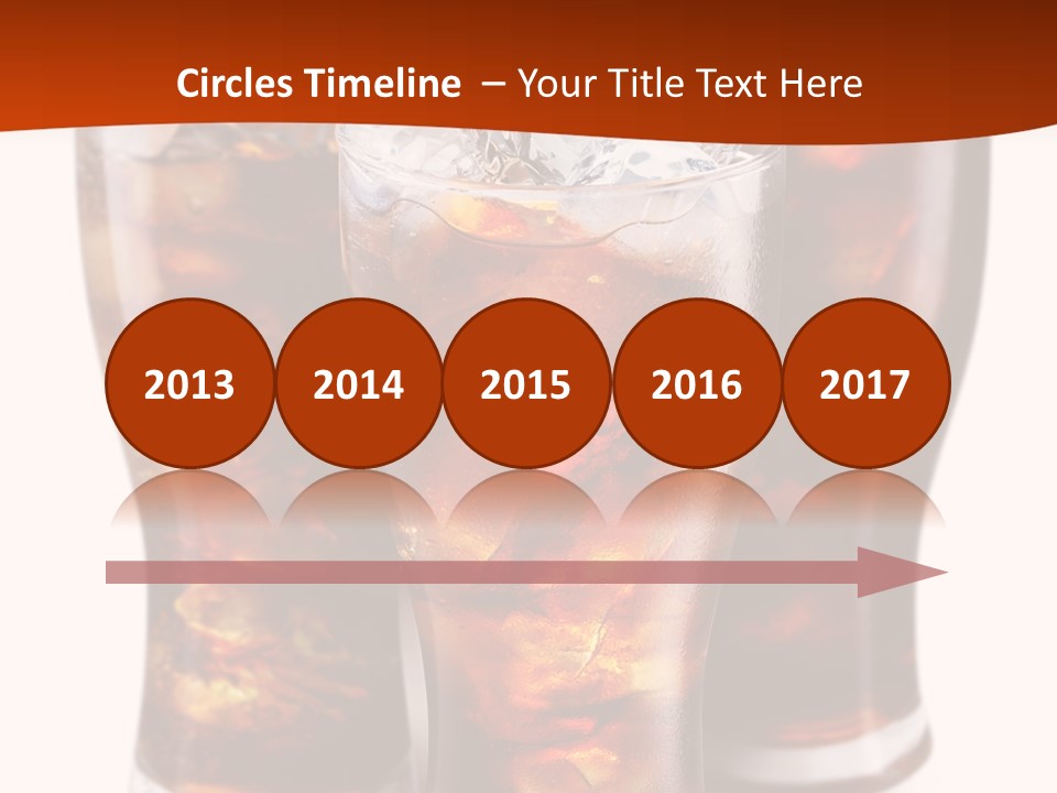 Soda White Cup PowerPoint Template