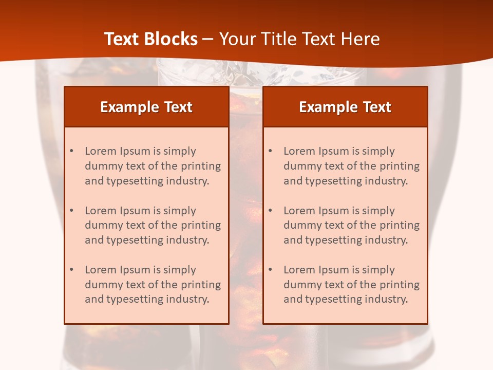 Soda White Cup PowerPoint Template