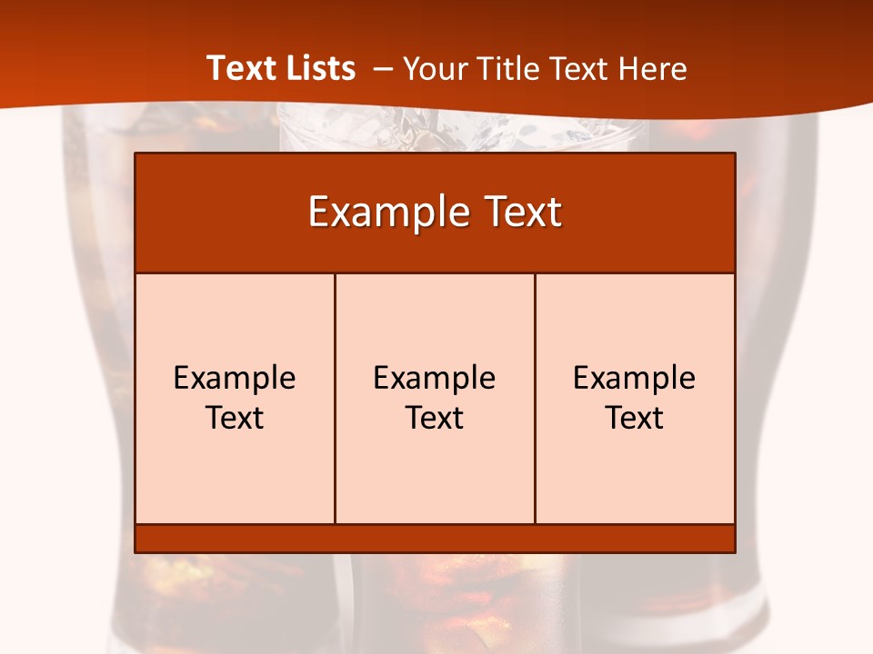 Soda White Cup PowerPoint Template