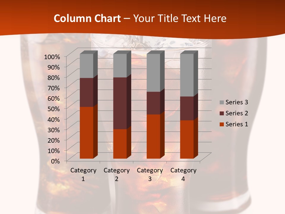 Soda White Cup PowerPoint Template