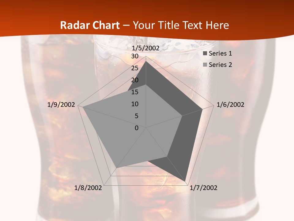 Soda White Cup PowerPoint Template