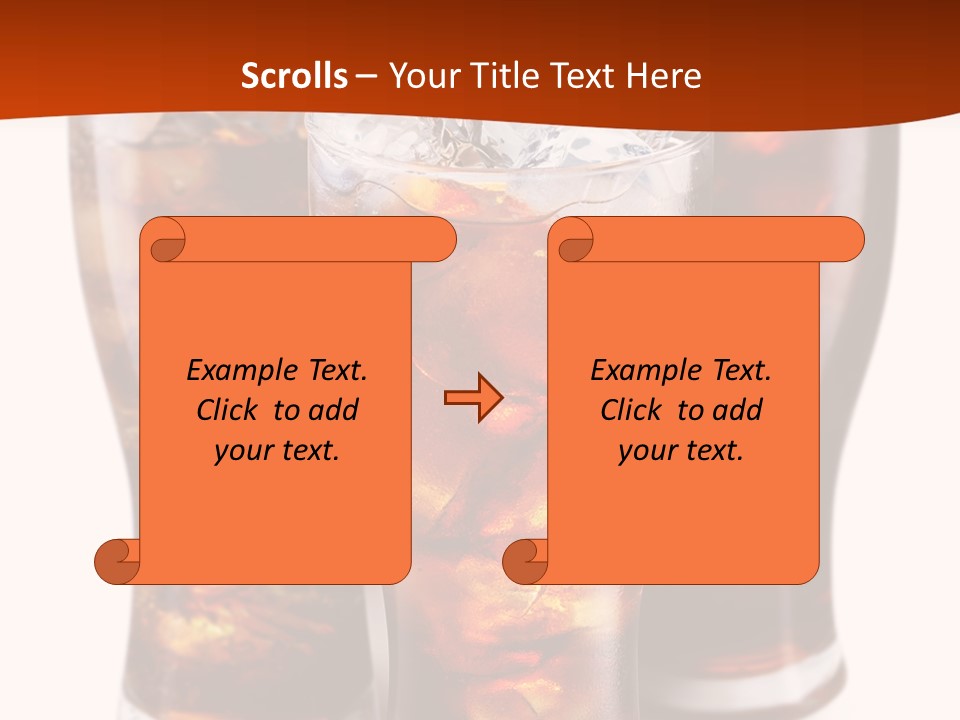 Soda White Cup PowerPoint Template
