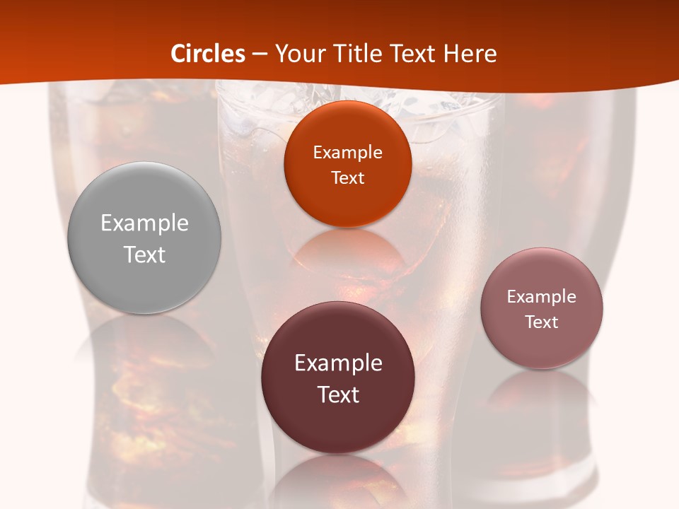 Soda White Cup PowerPoint Template