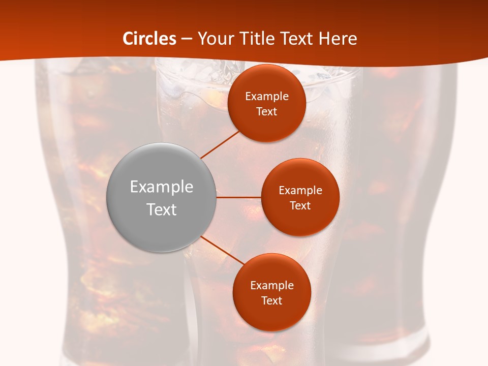 Soda White Cup PowerPoint Template