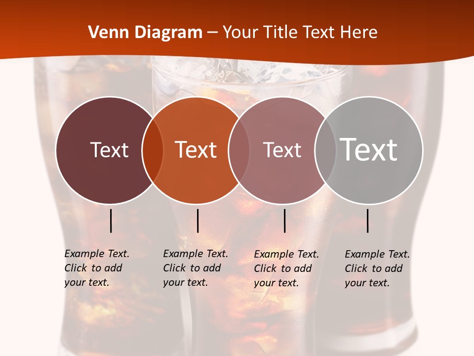 Soda White Cup PowerPoint Template