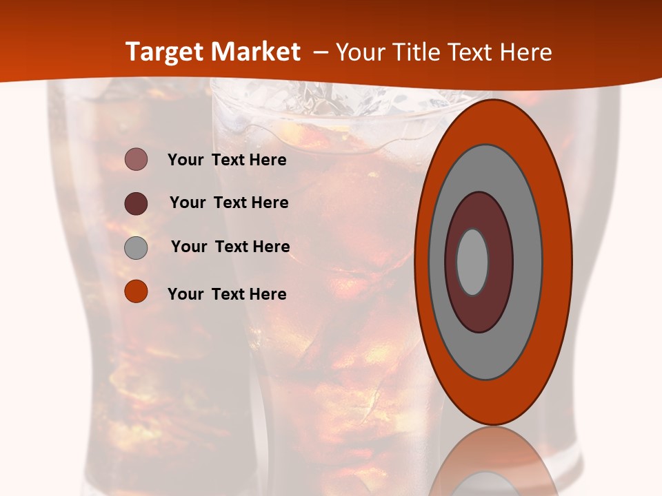 Soda White Cup PowerPoint Template