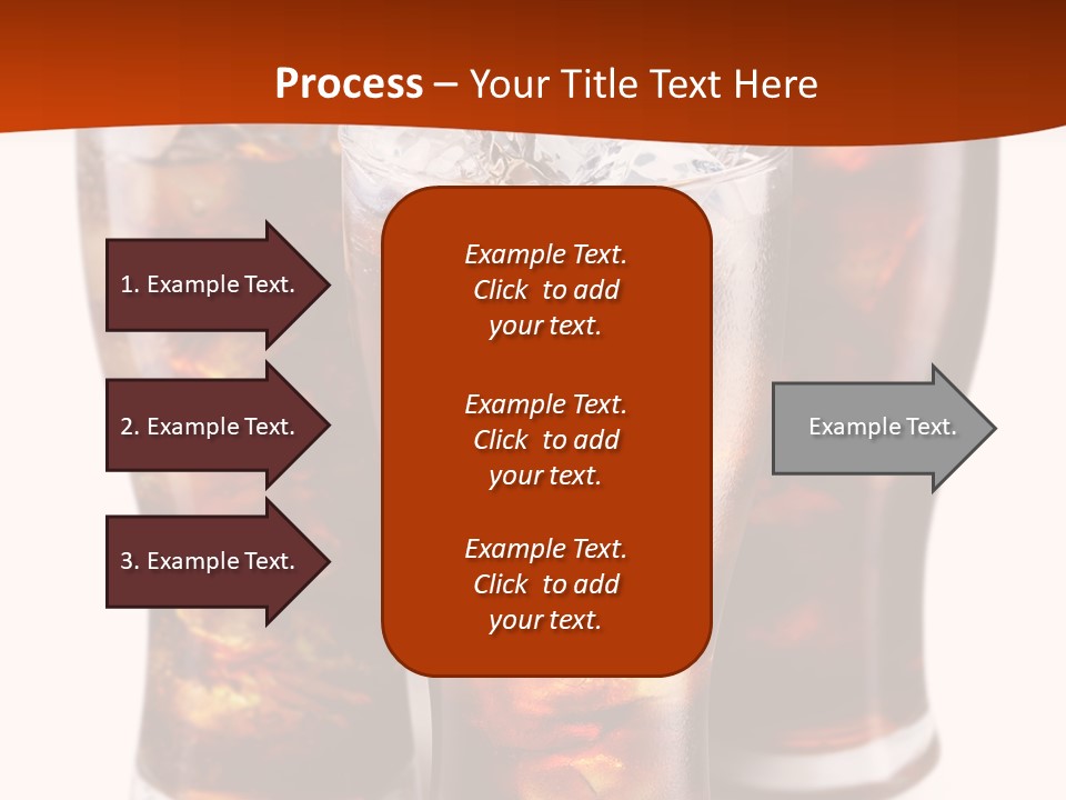 Soda White Cup PowerPoint Template