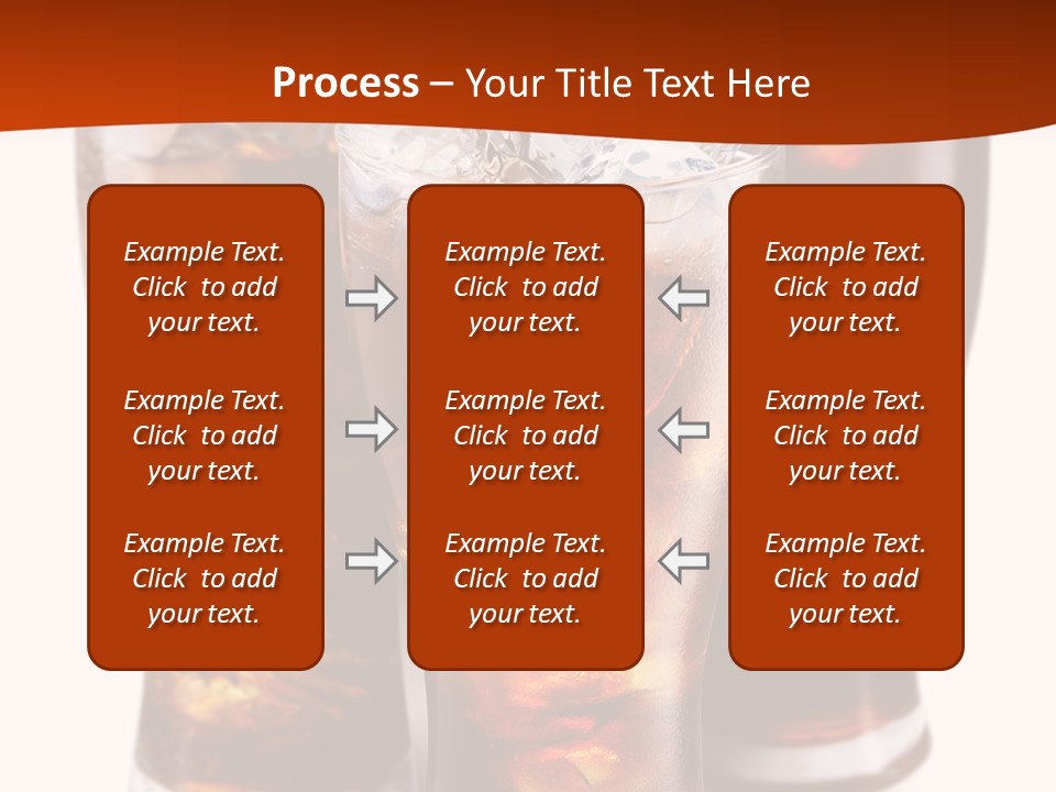 Soda White Cup PowerPoint Template