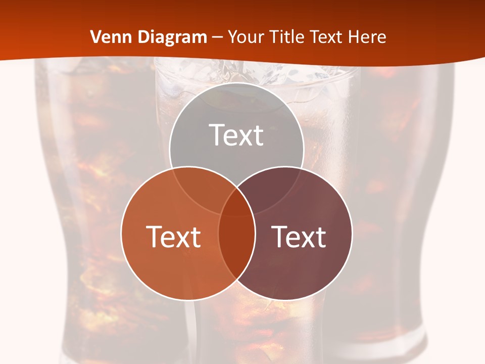Soda White Cup PowerPoint Template