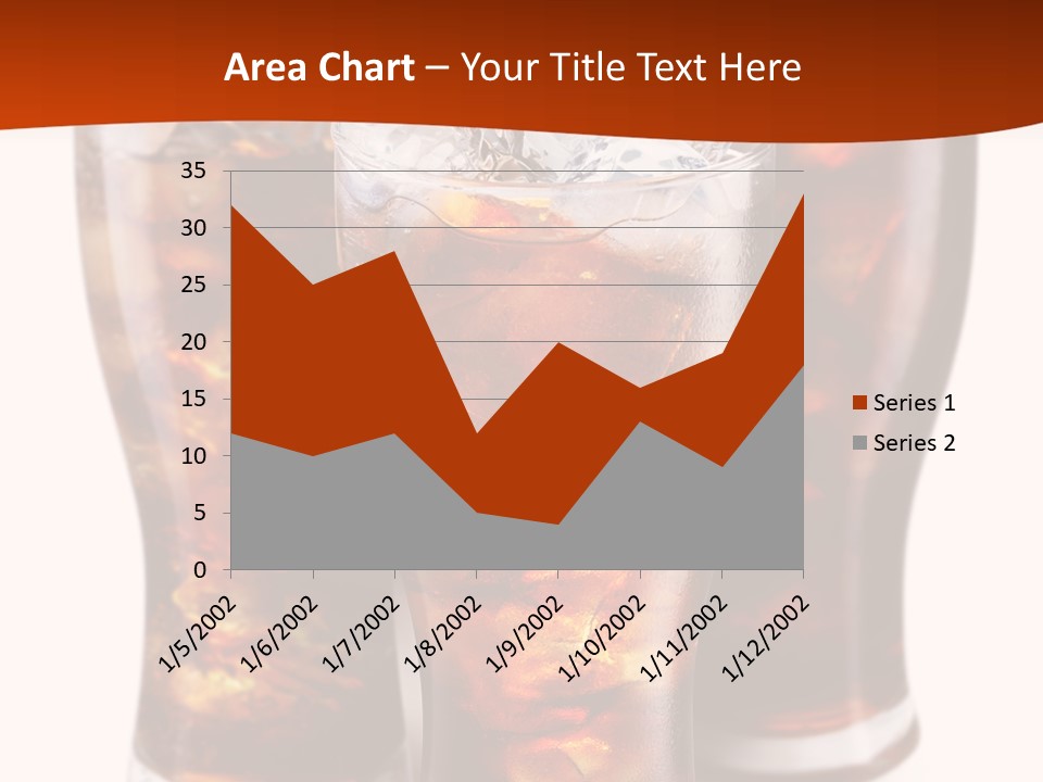 Soda White Cup PowerPoint Template