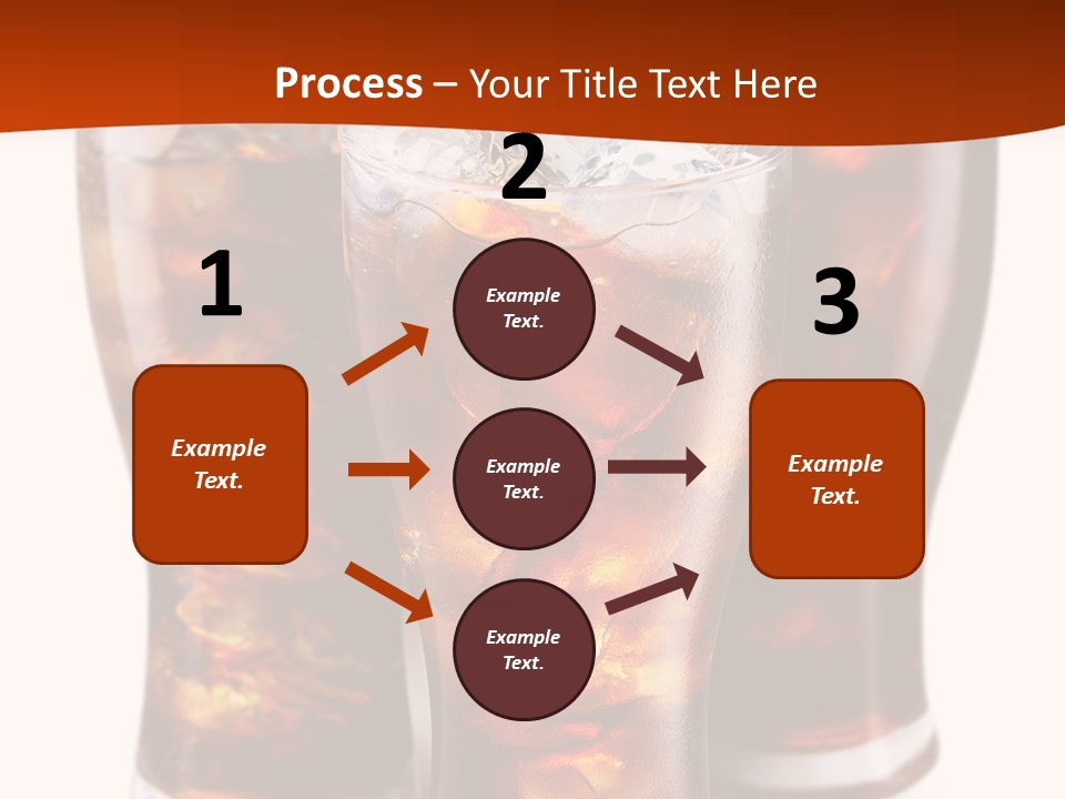 Soda White Cup PowerPoint Template