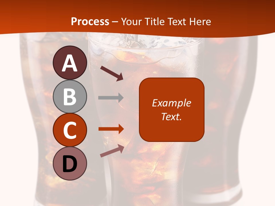 Soda White Cup PowerPoint Template