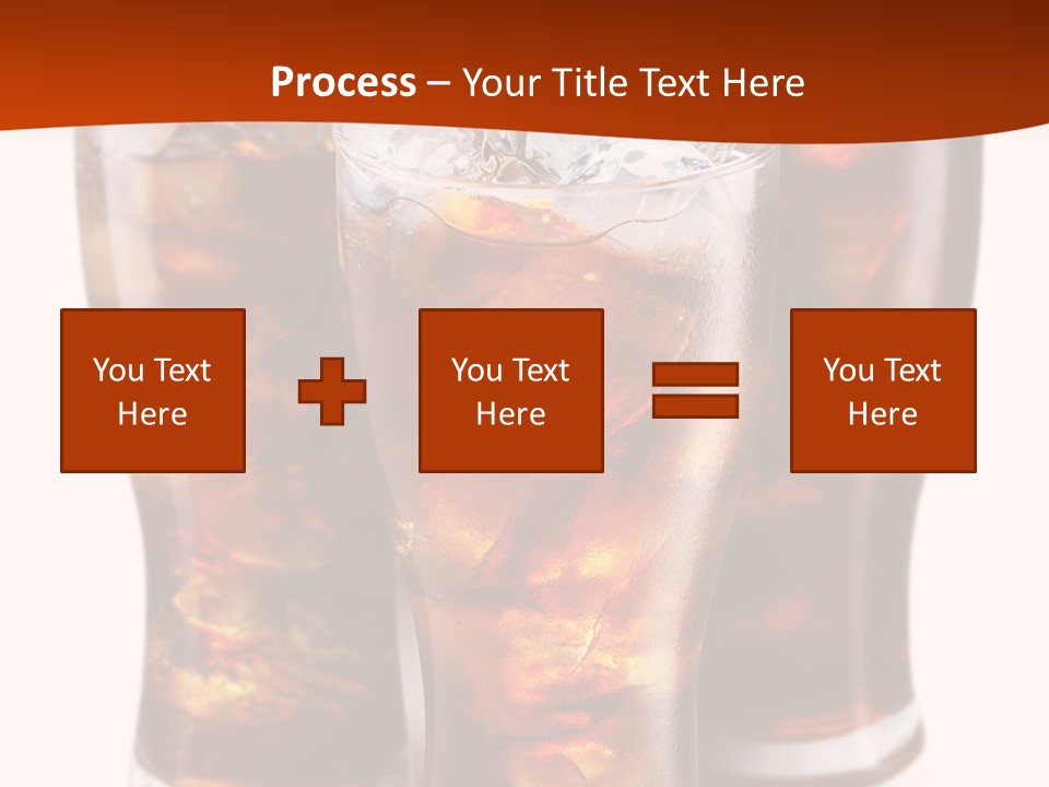 Soda White Cup PowerPoint Template