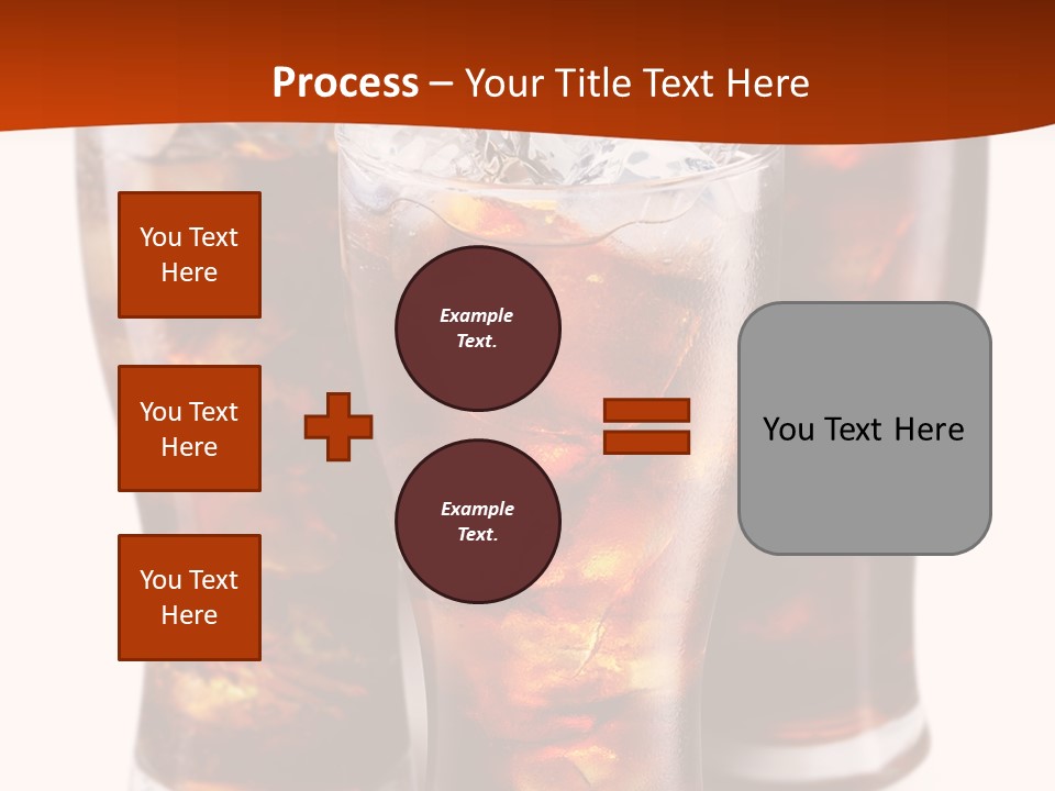 Soda White Cup PowerPoint Template