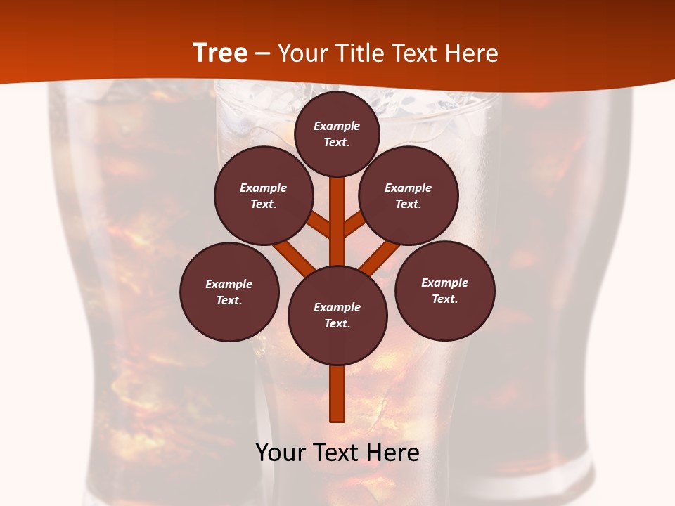 Soda White Cup PowerPoint Template
