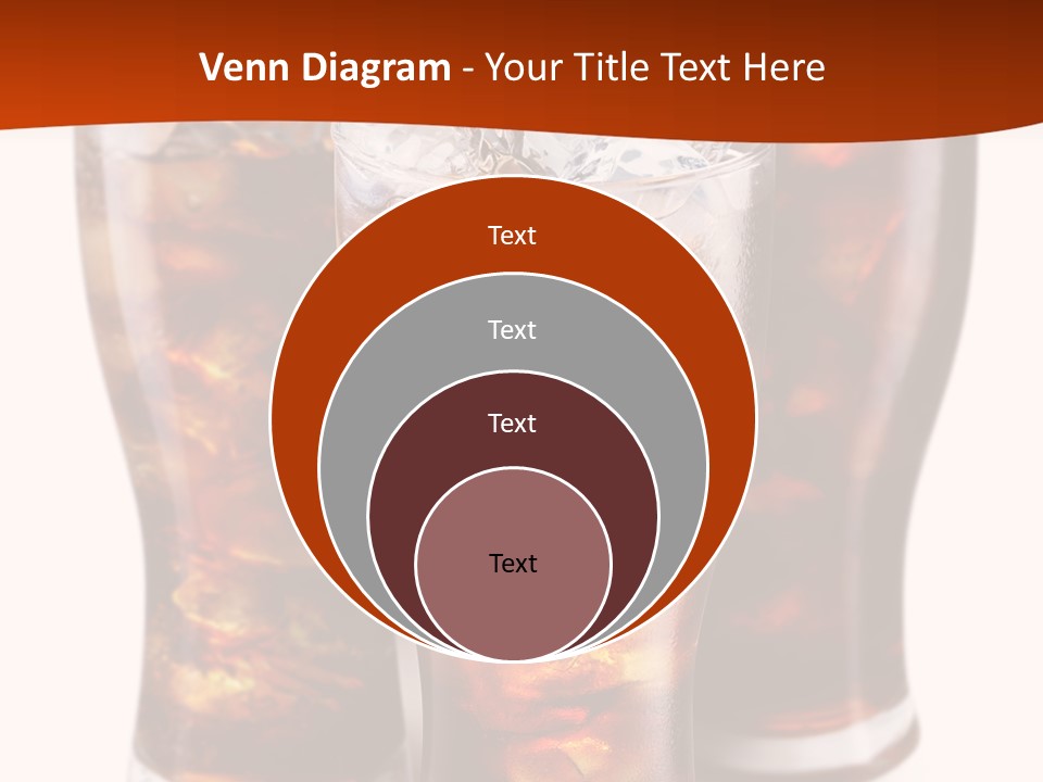 Soda White Cup PowerPoint Template