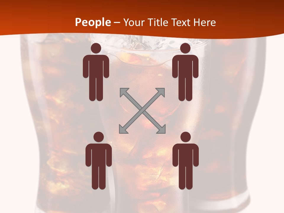 Soda White Cup PowerPoint Template