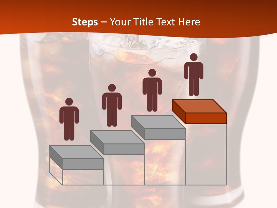 Soda White Cup PowerPoint Template