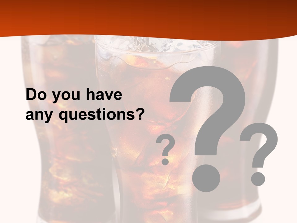 Soda White Cup PowerPoint Template