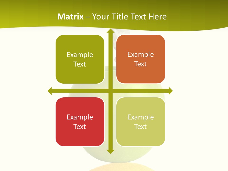 Lime Over Loss PowerPoint Template