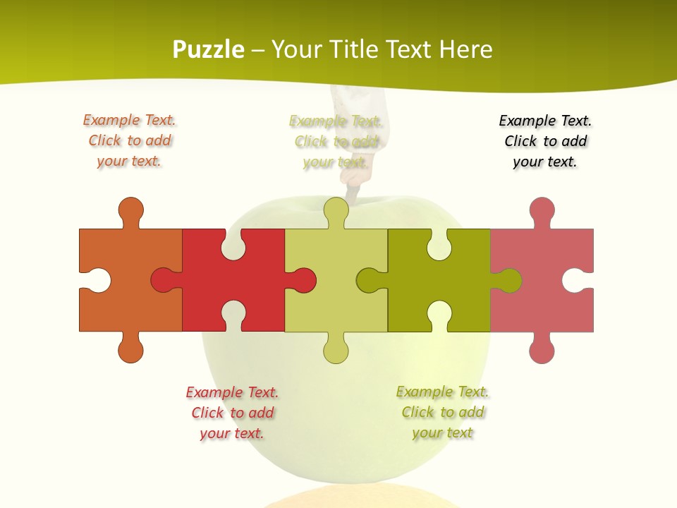 Lime Over Loss PowerPoint Template
